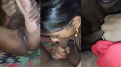 Desperate horny devar getting dick sucked bhabhi midnight