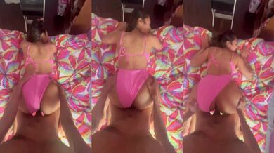 Hot pink bikini rich ladki hardcore sex